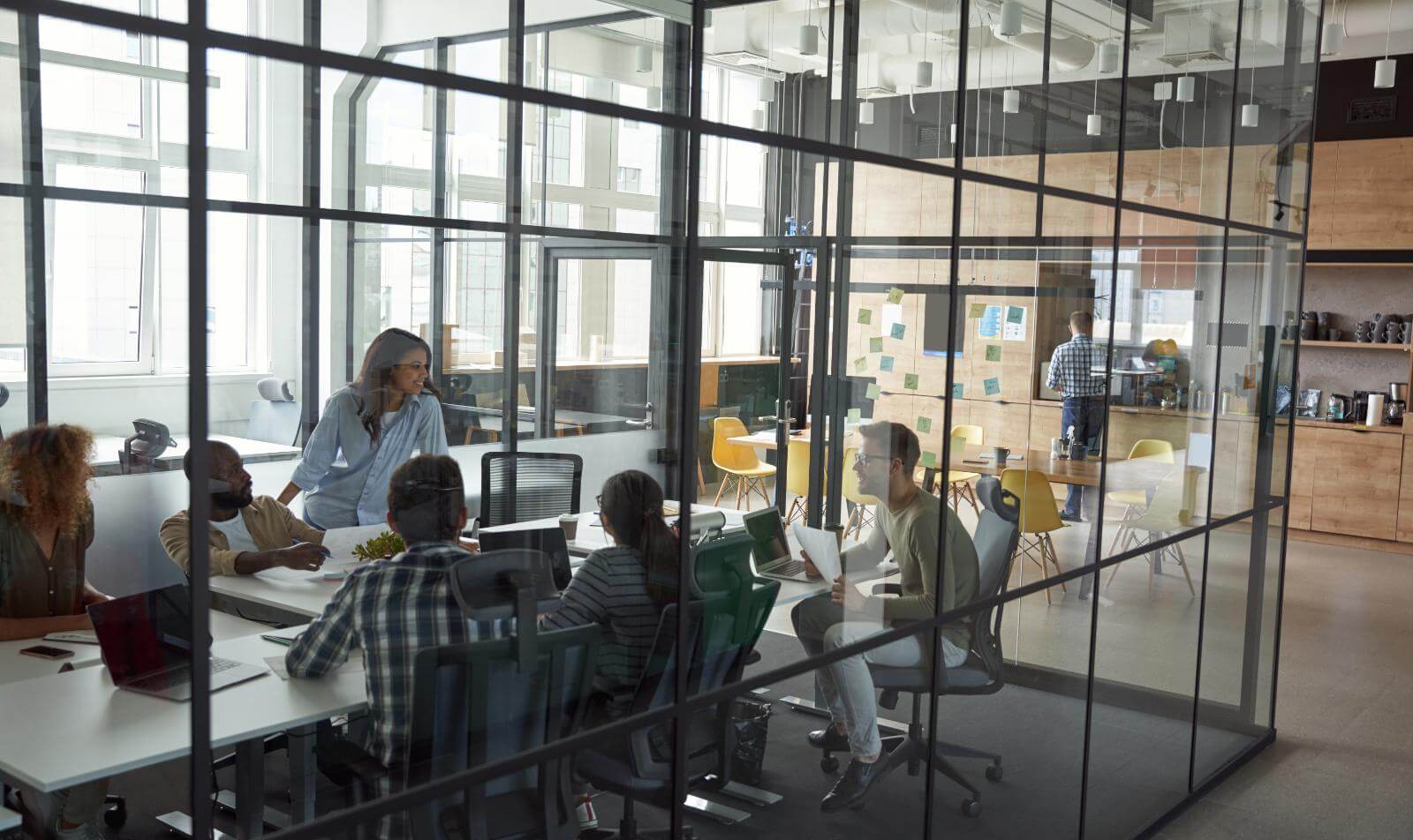 Glass partition wall systems